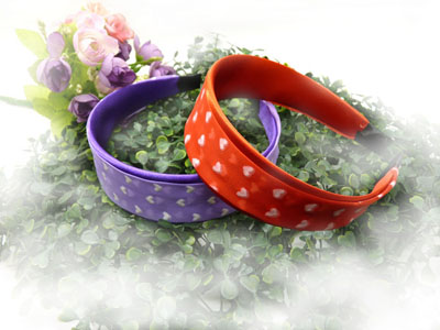 韩版钢卡宽边发箍发饰品波点发卡头饰发带头箍	