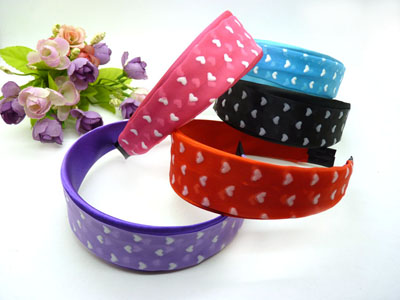 韩版钢卡宽边发箍发饰品波点发卡头饰发带头箍	