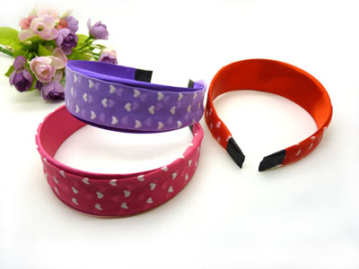 韩版钢卡宽边发箍发饰品波点发卡头饰发带头箍	