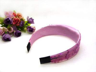 日韩国正品宽边发箍发带 发饰钢卡发卡头箍压 超闪亮片发箍