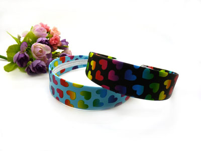 日韩钢卡复古圆点风流行款布艺发箍发饰 苏格兰情调  百搭甜美发饰  宽（皮卡）