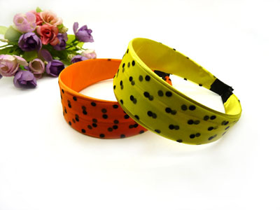 韩版钢卡宽边发箍发饰品波点发卡  美少女发饰  精美发箍