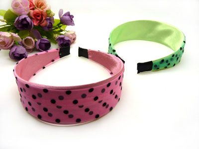 韩版钢卡宽边发箍发饰品波点发卡  美少女发饰  精美发箍