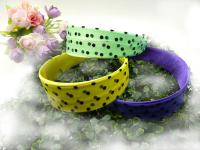 韩版钢卡宽边发箍发饰品波点发卡  美少女发饰  精美发箍