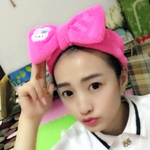 韩版可爱蝴蝶结发/ 带洗脸发带/化妆束发带包头巾发箍束发巾宽发套大蝴蝶结