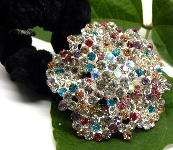 日韩时尚精品头扣 水钻头扎 梅花 女士靓丽头扣