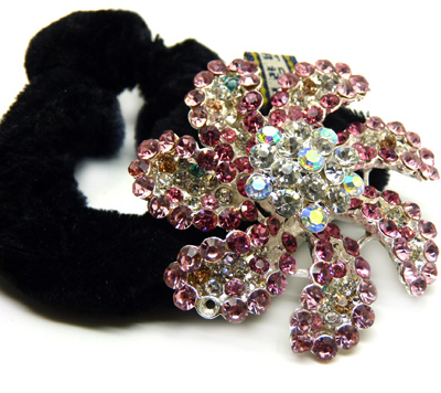 日韩时尚精品头扣 水钻头扎 梅花 女士靓丽头扣