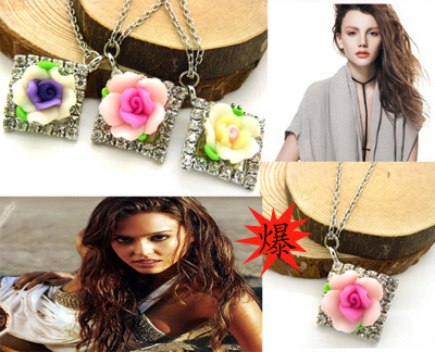 韩版项链   新款镶钻锁骨链