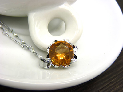 925银饰新款项链女韩国锁骨链吊坠