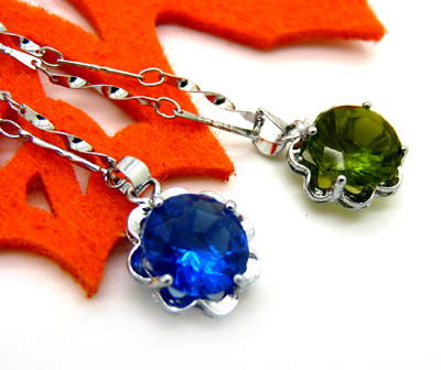 永久保色 合金水钻石 短链女项链  日韩新品