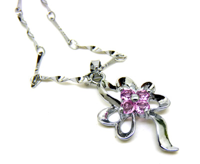 日韩新款项链 合金水钻 永久保色