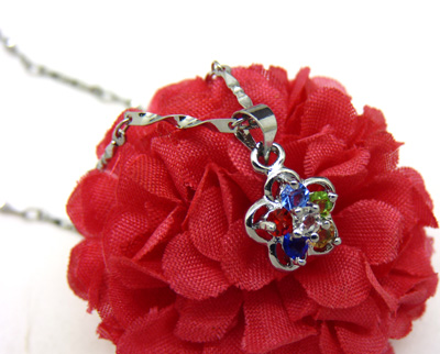 银链子日韩新款 锁骨链 终身保色