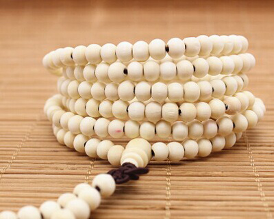 檀香木218颗檀木佛珠手链念转运珠手饰品 男女款 -祈福转运佛珠	