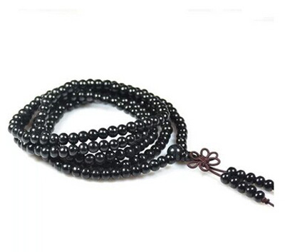 檀香木218颗檀木佛珠手链念转运珠手饰品 男女款 -祈福转运佛珠　　带香味	