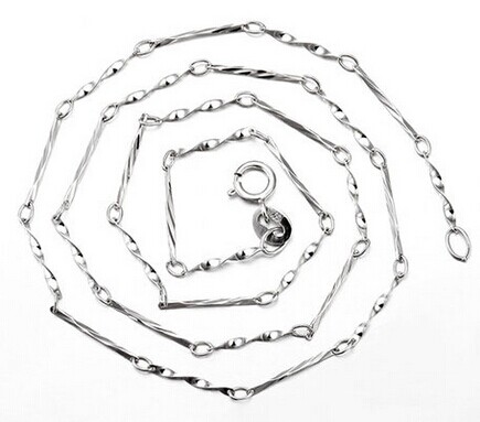 藏银饰品批发锁骨项链 配饰韩版银饰品女银链子单链	