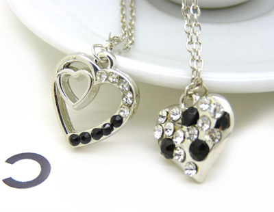 时尚女项链 首饰品锁骨韩国时尚配饰银饰 礼物送女友-合金项链	