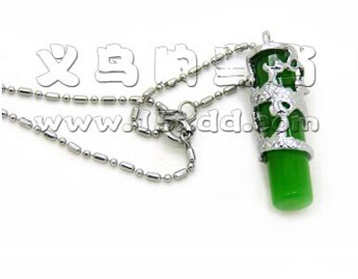 合金镶奥地利水晶项链 个性项链 -合金玉石项链大号3号	赠精品礼盒