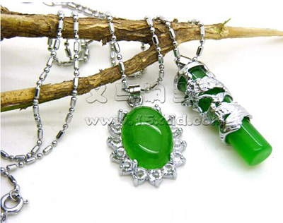 合金镶奥地利水晶项链 个性项链 -合金玉石项链大号3号	赠精美礼盒