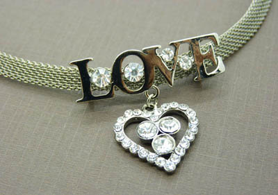 合金水钻经典项链 时尚女士潮流项链饰品 -韩版潮流项链