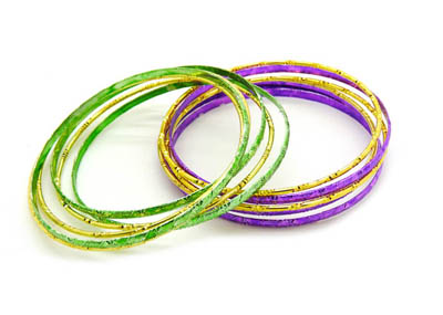 时尚多圈手镯 手圈韩版女士炫彩首饰 个性亮眼手环 -潮流手环