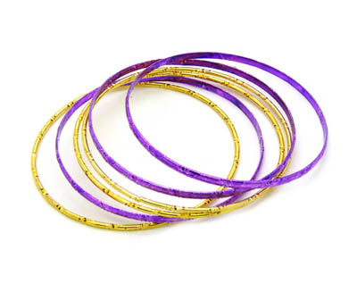 时尚多圈手镯 手圈韩版女士炫彩首饰 个性亮眼手环 -潮流手环	