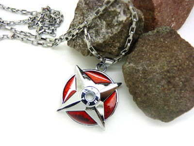 潮男街舞帽项链hiphop饰品-藏银钛钢镶钻项链