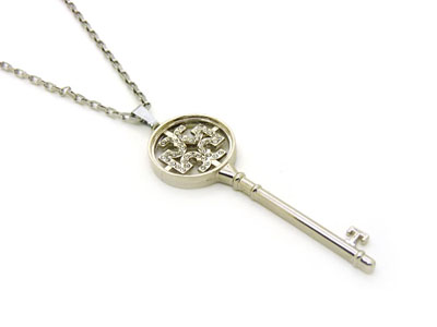 朋克非主流个性男士钛钢吊坠 可配情侣项链 -藏银钛钢镶钻项链