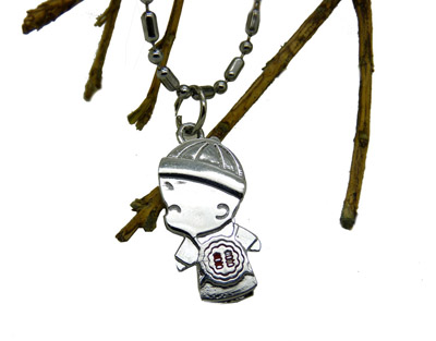 朋克项链潮男嘻哈说唱街舞帽骷髅藏银项链hiphop饰品