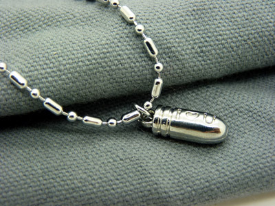 朋克项链潮男嘻哈说唱街舞帽骷髅藏银项链hiphop饰品	