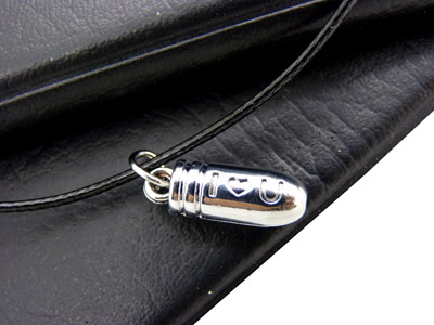 朋克项链潮男嘻哈说唱街舞帽骷髅皮绳项链hiphop饰品	