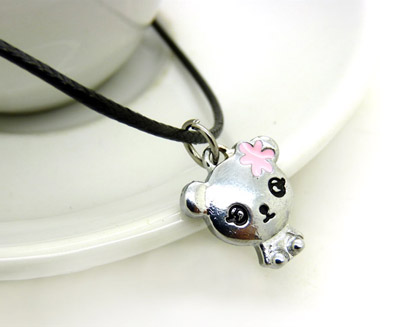 朋克项链潮男嘻哈说唱街舞帽骷髅皮绳项链hiphop饰品	