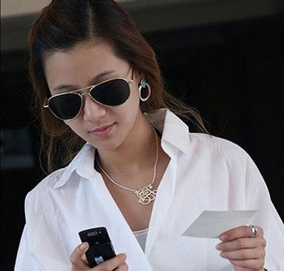 藏银合金日韩潮流 吊坠项链女 合金镶钻锁骨链送情侣礼物（赠礼盒）	