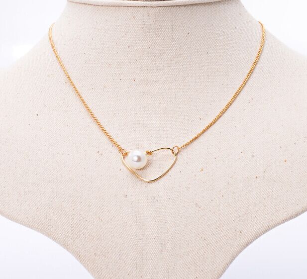 藏银合金日韩潮流 吊坠项链女 合金镶钻锁骨链送情侣礼物（赠礼盒）