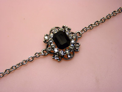 终身保色 日韩时尚复古项链 高级水晶水钻 