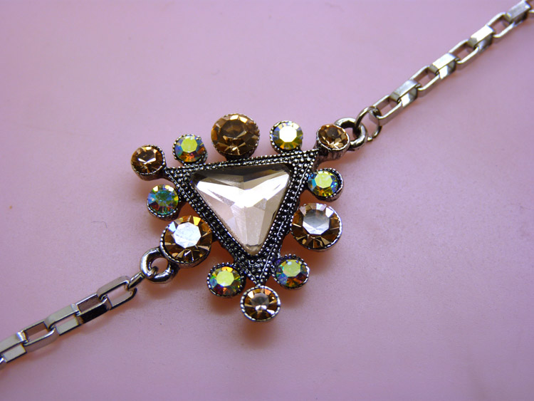 气质拉风项链奥地利镶钻水晶项链 日韩时尚 复古奢华