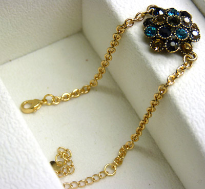 终身保色 静风格 薇拉夫人手链 奥地利水晶水钻 韩国时尚 复古奢华