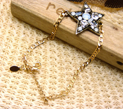 终身保色 静风格 薇拉夫人手链 奥地利水晶水钻 韩国时尚 复古奢华	