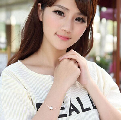 薇拉夫人手链 奥地利水晶水钻 韩国时尚 复古奢华	终身保色