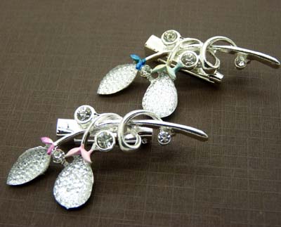 时尚高档胸针 女水晶珍珠胸花