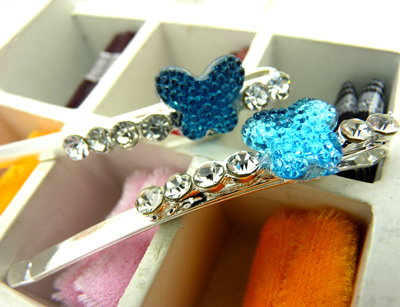 时尚发夹 美少女靓丽发夹 镶钻合金发饰