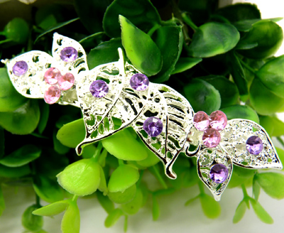 韩版水钻弹簧夹顶夹横夹发卡发夹水钻横夹