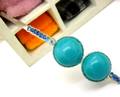 糖果发饰 合金珍珠 合金钻压夹 边夹	