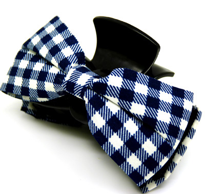 纯色蝴蝶结发爪夹头饰 发抓夹子（大号）	