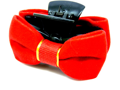 韩国时尚布艺大号抓夹发抓 发夹 蝴蝶结头花发饰 发卡头饰（大号）	