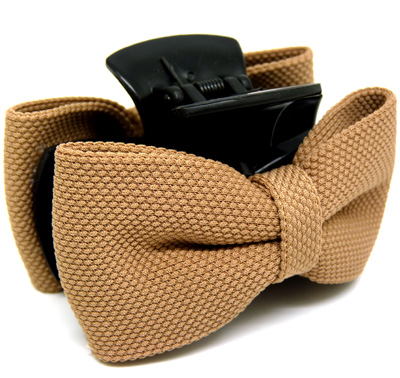 大抓夹 发抓马尾大夹子 头饰简约时尚蝴蝶结爪夹 韩式淑女发夹（大号）