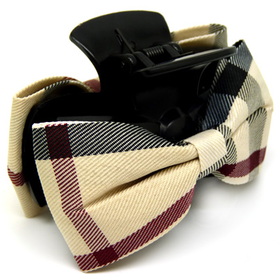 新款韩版头饰 饰品头饰 布艺蝴蝶结抓夹 发抓发夹发圈发饰（大号）	