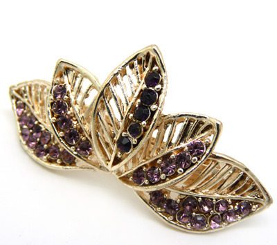 韩版 水钻合金蝴蝶结发夹顶夹发饰 时尚边夹发卡马尾夹横夹弹簧夹