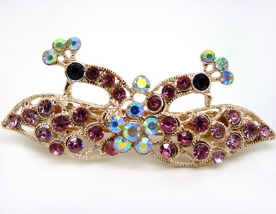 水钻合金发夹顶夹发饰 时尚边夹发卡 马尾夹横夹 奢华头饰--------2	