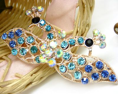  水钻合金发夹顶夹发饰 时尚边夹发卡 马尾夹横夹 奢华头饰--------2