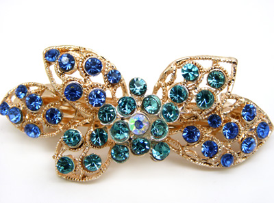 水钻合金发夹顶夹发饰 时尚边夹发卡 马尾夹横夹 奢华头饰--------2